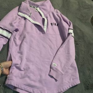 Victoria Secret Pink half snap sweatshirt
